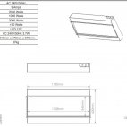 Inserto elettrico Led 113 frontale ventilato